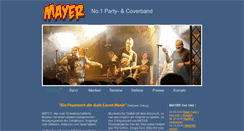 Desktop Screenshot of mayer-live.de